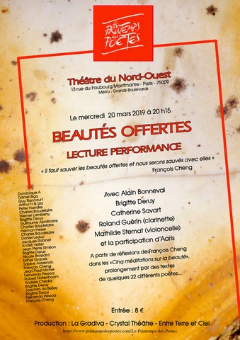 Affiche Beautés offertes